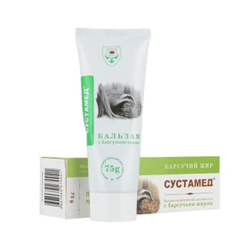 Barsuko taukų tepalas SUSTAMED, 75g