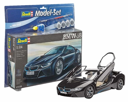 Konstruktorius Revell BMW i8 1:24 67008R, plastikas