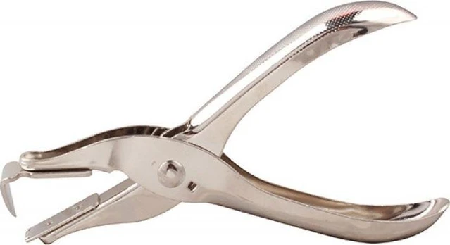 Metalinis sąsagų išėmiklis Office Products, sidabrinis
