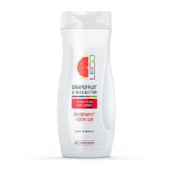 Dušo želė LECO Grapefruit & Shea Butter, 250 ml