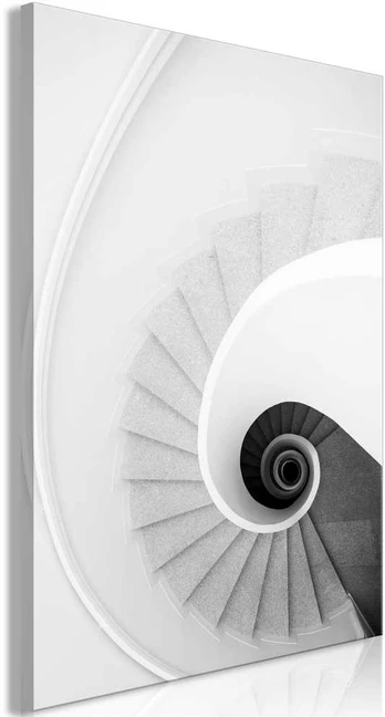Artgeist Paveikslas - Baltas Stairs (1 Part) Vertical