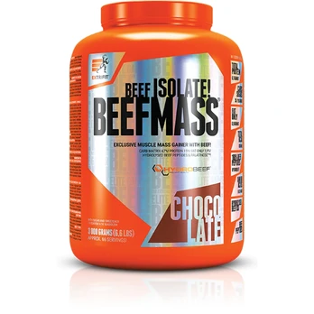 Extrifit Beef Mass 3000 g. - Vanilės-Karamelės skonis