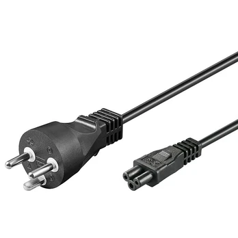 Goobay Power Cable Type K (DK) yra C5 Juodas. 2, 0 m.