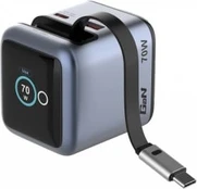 Verbatim Mini GaN charger 70W Retractable USB-C cable