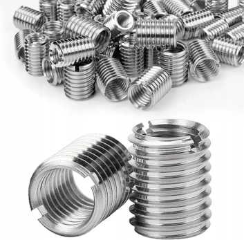 10 vnt. M6 į M4 sriegio taisymo įvorės, 10mm, nerūdijantis plienas