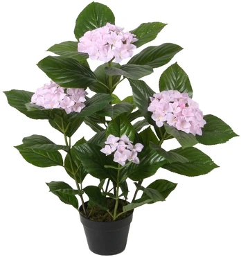 Dirbtinis augalas WIND HYDRANGERA H80cm, rožinis
