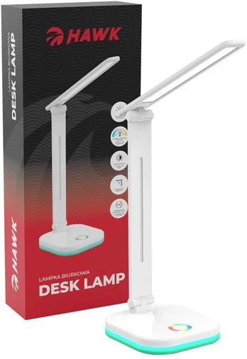 Hawk HWDL001WH Desk Lamp White