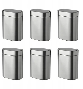 Brogrund metalinis šiukšliadėžė su dangčiu, 4 L