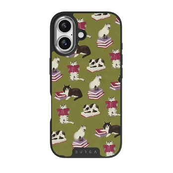 Curious Cat - iPhone 17 Case, Elite Dark (MagSafe) / Gunmetal