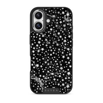 Starry Night - Stars iPhone 17 Case, Elite Dark (MagSafe) / Silver