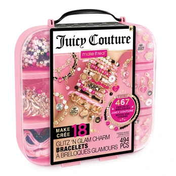MAKE IT REAL JUICY COUTURE Papuošalų kūrimo rinkinys „Glitz N Glam“
