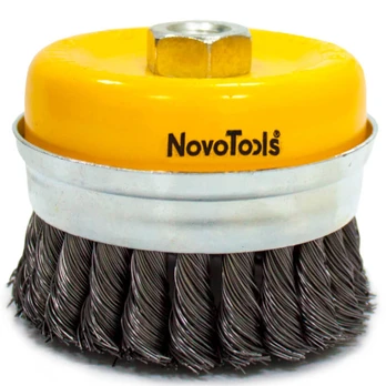 Metalinis šepetys universalus Novoabrasive, Ø 65 mm