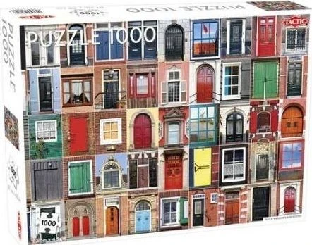 Dėlionė Tactic Puzzle 1000 Olandijos langai ir durys