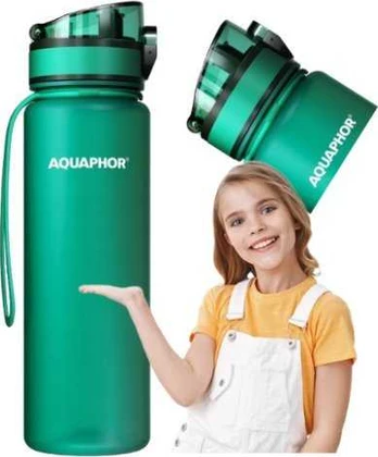 Gertuvė Aquaphor Miesto butelio žalia