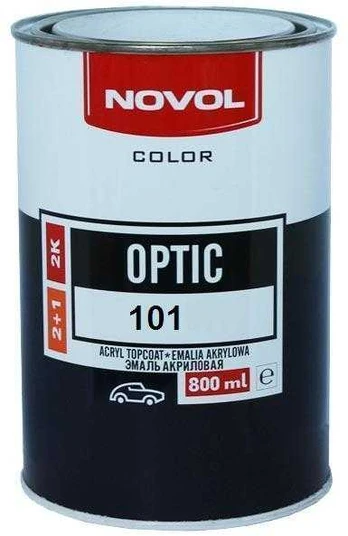 Novol 101 Akriliniai dažai balti 0,8l Baltas