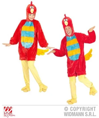 Widmann Rødt fuglekostume