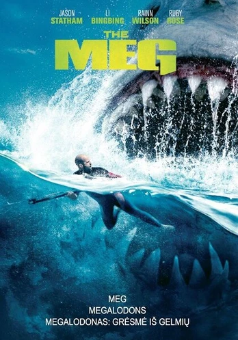 DVD filmas Megalodonas: grėsmė iš gelmių, 2018