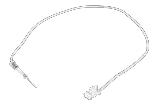 Išmetamų dujų temper. daviklis OE IVECO 5801850665