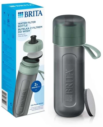 Brita Active green 2-disc filter bottle