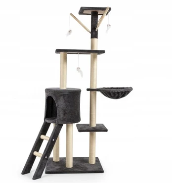 Draskyklė katėms Omna, 139 cm, pilka