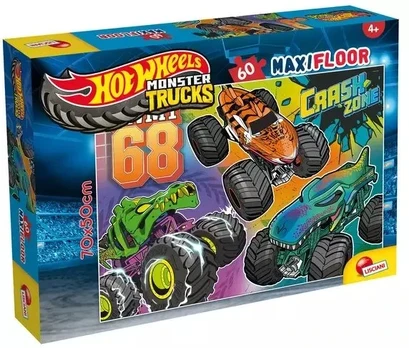 Lisciani LISCIANI Dėlionė HOT WHEELS MAXIFLOOR 60