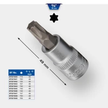 Šešiakampio lizdo komplektas KS TOOLS BT021947