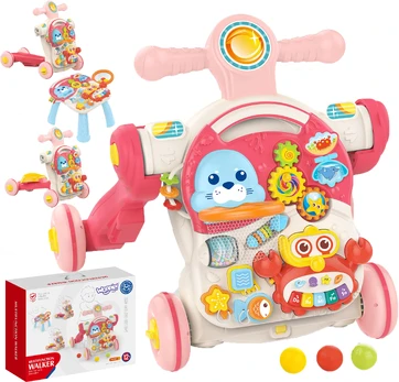 „Woopie Pusher Walker“ mokomasis stalo paspirtukas „4in1“.