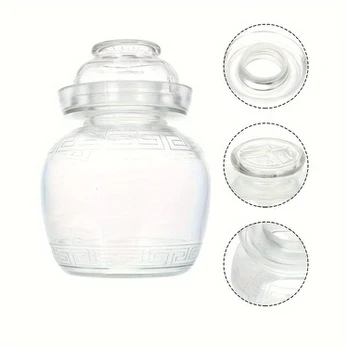 stiklinis fermentavimo indas, 1500 ml, Žalias