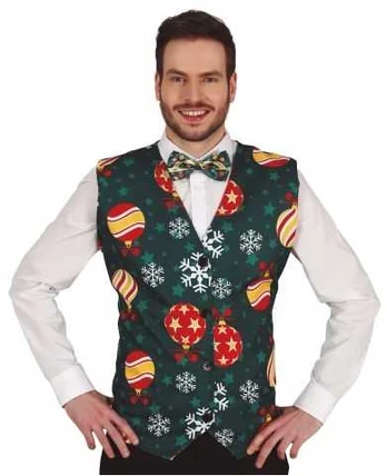 Fiesta Vest med julekugler