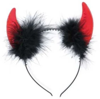 Fiesta Røde djævlehorn, metallic