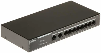 Šakotuvas SWITCH POE SG1010LP 8 PRIEVADŲ DAHUA kaina