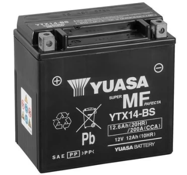 Starterio akumuliatorius YUASA YTX14-BS