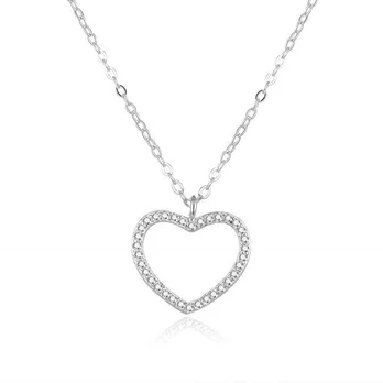 Beneto Beautiful sidabrinis pakabukas with heart AGS886 / 47