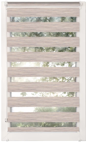 Ritininė užuolaida Karpol Basic, rusvai pilki, 38 cm x 150 cm