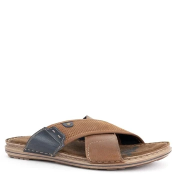GRUNER SCHUHE Šlepetės vyrams, Ruda, Slippers