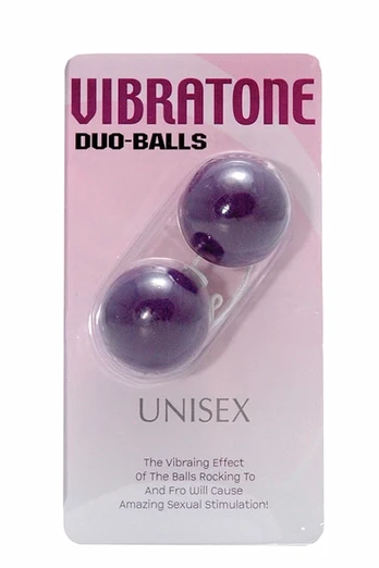 Vibratone Duo Balls Purple Blistercard - Weighted Exercise System