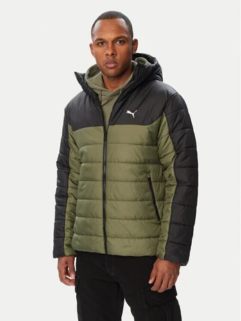 Puma Žieminė striukė Ess 685211 Chaki Regular Fit