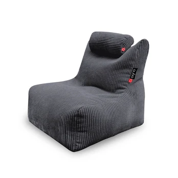 Qubo™ Mini Noa Silver VELVET FIT sėdmaišis