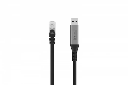 DIGITUS USB 3.2.RJ45 Ethernet Kabelis 1Gbit/s 5 m