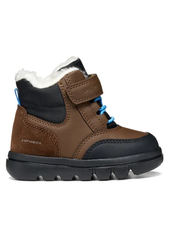 Ilgaauliai Geox B Willaboom Boy B Abx B365BK 0ME22 C6238 M Tamsiai ruda