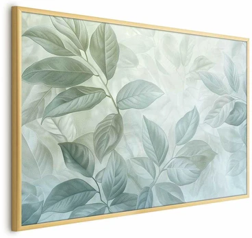 Artgeist Plakatas - Mint Leaves - large botanical motif
