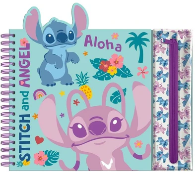 Kids Licensing Disney Stitch Activity notebook with removable case