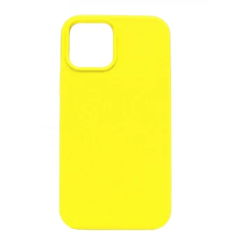 Evelatus iPhone 12 mini Premium Soft Touch silikoninis dėklas Apple Lemon Yellow