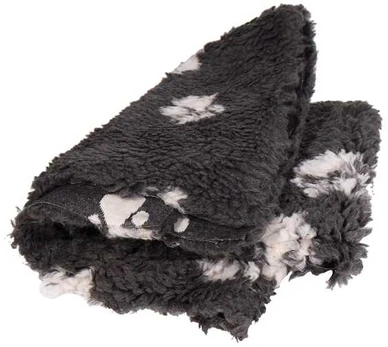 Active Canis Vetbed Medium, pilkas with paws