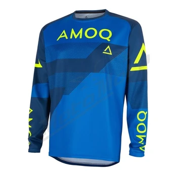 Off Road Marškinėliai AMOQ Ascent Strive V2 Mėlyni