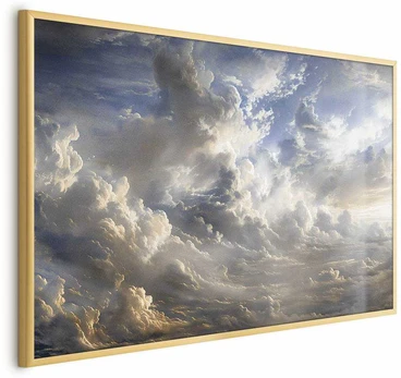 Artgeist Plakatas - Golden Reflections on Clouds Announcing Dusk