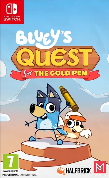 Bluey's Quest For The Gold Pen Nintendo Switch