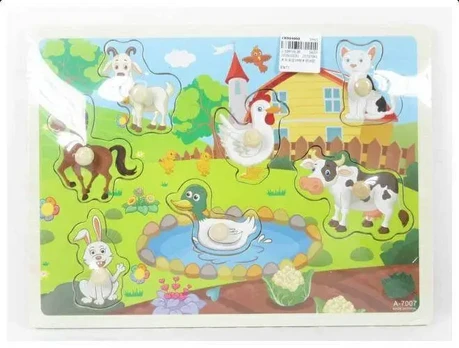 13880 PUZZLE DREWNO FARMA