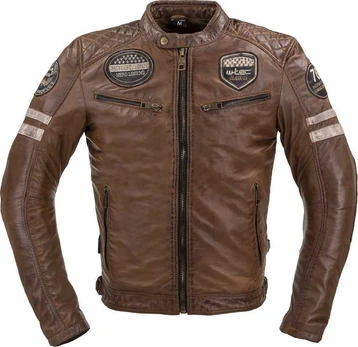 Vyriška moto striukė Jacket W-TEC Milano odinė