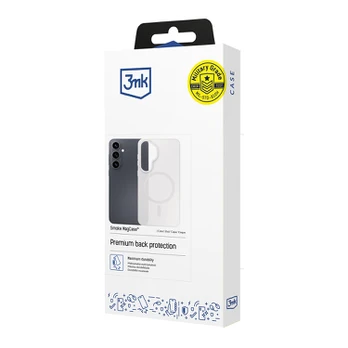 Dėklas 3Mk Protection 3mk Smoke MagCase for iPhone 17 - baltas-translucent